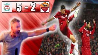 LIVERPOOL 52 ROMA FAN REACTION [upl. by Ioyal]