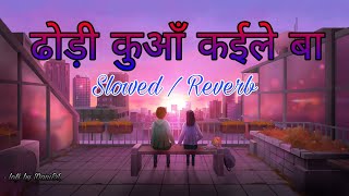 Dhodi Kuaa Kaile Ba lofi  ढोड़ी कुआँ कईले बा Slowed  Reverb ChandanChanchal lofi [upl. by Ydurt]