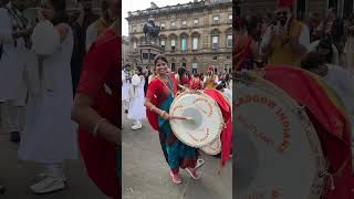 Dhol tasha lezim performance in Glasgow UK [upl. by Larner]