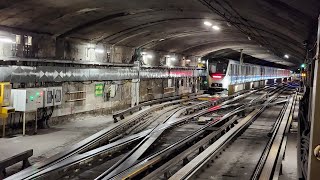 Montréal Métro service disruption Code 90002  tunnel  track intrusion on the Orange Line 🟠 [upl. by Lecirg]