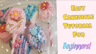 Easy Cakesicles amp Oreo Tutorial For Beginners  Great for gender reveals baby showers amp birthdays [upl. by Yelsew]