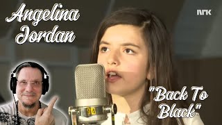 Angelina Jordan  Back to Black Cover with KORK  First Time Reating to Such a unique touch [upl. by Ainotna]