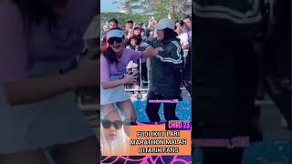 Fuji ditarik tarik fans saat lari marathon di kendari fujian [upl. by Notrem178]