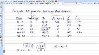 Standard Deviation Continuous Frequency Distribution Case Study 7 [upl. by Cecil732]