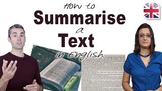 How to Summarise a Text in English  Improve English Comprehension [upl. by Gretal]