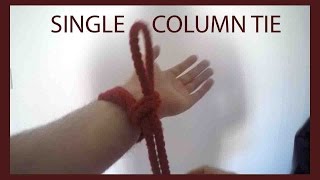 How to tie a Single Column Tie [upl. by Airpac218]