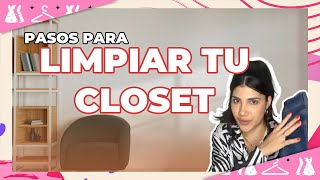 CÓMO DEPURAR TU CLOSET  TIPS PARA HACER LIMPIEZA DE CLOSET [upl. by Assiron]