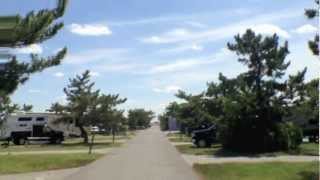 Salisbury Beach Camping at the Reservation  M amp J RV Travel Adventures [upl. by Nalyak]