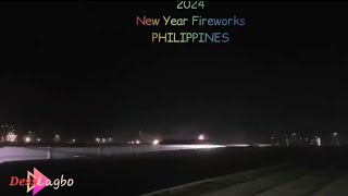 New Year Eve Fireworks 2024 Manila Philippines [upl. by Artnoed]