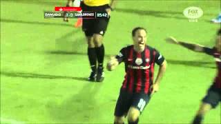 Danubio 1  2 San Lorenzo Copa Libertadores 2015 [upl. by Ahsiliw]