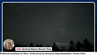 LIVE Geminid Meteor Shower from Yunnan China [upl. by Carmela]