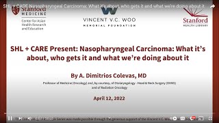 Nasopharyngeal Carcinoma What it’s about who gets it and what we’re doing about it [upl. by Anayeek622]