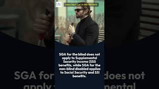 What is substantial gainful activity SGA to the Blind in a disability hearing [upl. by Aihsenot]