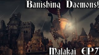 7 Banishing Daemons  Malakai Makaisson Campaign  Total War Warhammer 3 [upl. by Concoff]