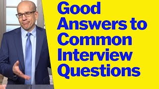 Sample Answers to common interview questions [upl. by Anali]