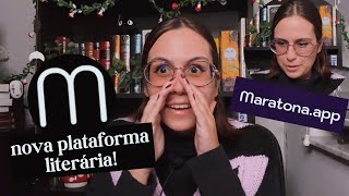 hora de entender o MARATONA APP nova plataforma literária com ESTANTES LIVRES 😮 [upl. by Bolitho]