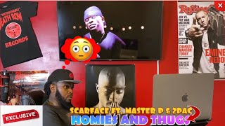 SCARFACE FT MASTER P amp 2PAC HOMIES AND THUGS REACTION💯🔥🙏🏽 [upl. by Jard]