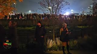 OMG WONDERFUL NIGHT AT MAYFIELD PARK FIREWORKS MANCHESTER UNITED KINGDOM 🇬🇧 [upl. by Eniawd]