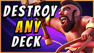 DESTRUCTIVE HOG DECK HAMMERS THROUGH EVERY DEFENSE — Clash Royale [upl. by Oriane]