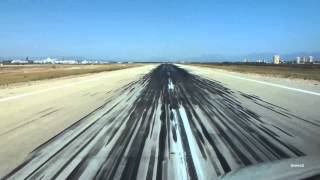 Amazing Antalya A320 Cockpit Takeoff [upl. by Lorraine]