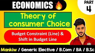 Budget Line Constraints  Ch21  Theory of Consumer choice  Mankiw GE Bcom BA BSc sem1 [upl. by Aileduab]