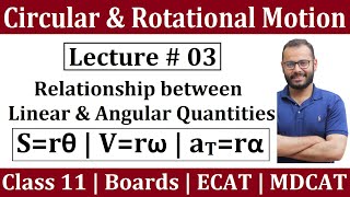 Class 11 Physics  Circular amp Rotational Motion 03  Tangential Velocity amp Acceleration  Boards [upl. by Elwood]