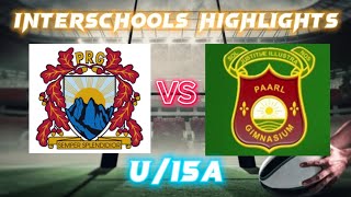 INTERSCHOOLS HIGHLIGHTS  Paul Roos vs Paarl Gim u15A  2023 [upl. by Cole]