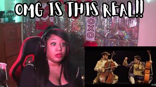 FIRST TIME HEARING 2 CELLOS  THUNDERSTRUCK REACTION [upl. by Irab332]