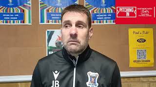 Jimmy Ball’s Post Match Interview  Didcot Town 01 AFC Totton  02 March 2024 [upl. by Kussell107]