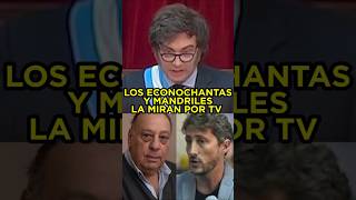 MILEI VUELVE A DESTRUIR A LOS ECONOMISTAS MANDRILES fyp parati argentina milei [upl. by Masry39]