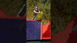 Toboggan de fou avec la planche 🔥😂 [upl. by Catlaina]