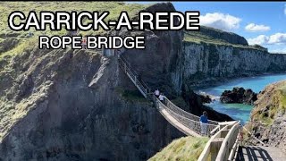 CarrickARede Rope Bridge  Northern Ireland  full walking tour Sep 2022 [upl. by Voltz]