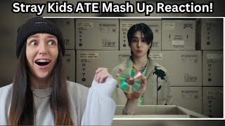 Stray Kids ＜ATE＞ Mashup Video Reaction [upl. by Anerev]