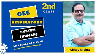 Anatomy of Human Lungs 2nd Class for CEE Liveclass abhaysir CEE MEC [upl. by Fortier]