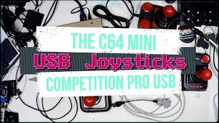 C64 related  Competition Pro Joysticks for the C64 Mini [upl. by Eatton]