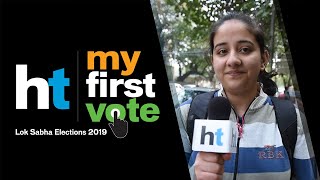 My First Vote Need hard steps for Indias security says firsttime voter Yashika [upl. by Neiv]