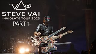 Steve Vai INVIOLATE Tour 2023 Kuala Lumpur Malaysia Part 1 4k [upl. by Athalia937]