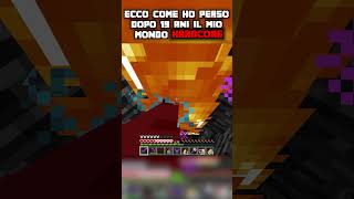 IL MIO MONDO HARDCORE😭😭 minecraft gaming ita [upl. by Rozalie]