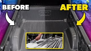 How To Clean amp Restore A Truck Bed Liner From Dull to Black [upl. by Remus]