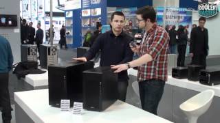 CeBIT 2012 Lian Li mit dem V700 und V750 [upl. by Walliw]