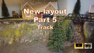 Building a new layout part 5  Adding The 009 Track [upl. by Stephania374]