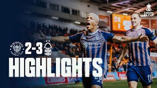 HIGHLIGHTS  BLACKPOOL 23 NOTTINGHAM FOREST  THE EMIRATES FA CUP 3RD ROUND REPLAY [upl. by Enair96]