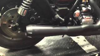 Harley Davidson FXR with Bassani quotRoad Ragequot Exhaust [upl. by Nnylecoj]