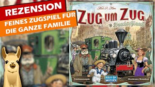 Zug um Zug Deutschland Spiel  Anleitung amp Rezension  SpieLama [upl. by Viradis]