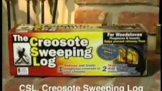 Creosote Sweeping Log CSL 2011 TV spot [upl. by Namyw]