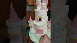 كيك على شكل قصر 💒cake cakerecipe قصر قصص قصة الجزائر الامارات كيك cookies وصفات [upl. by Doane]