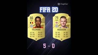 Tielemans vs Maddison FIFA evolution football leaguetable premierleaguetable fifa ultimateteam [upl. by Joel]