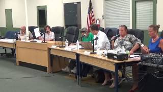 Carrabelle City Commission Special Meeting May 22 2018  Building Permitting amp Inspections [upl. by Bremble]