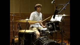 A Hundred Birds orchestra  Im caught up feat Sweep 2014 Recording Drum Booth Camera [upl. by Whitver]