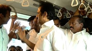 MK Stalin Slaps a Party Man Who was Disturbing the Chennai Metro Commuters [upl. by Gurolinick]